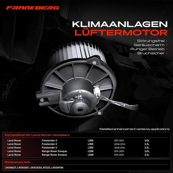 Reservedele til aircondition Freelander 2 & Evoque | 2-polet | LR016627