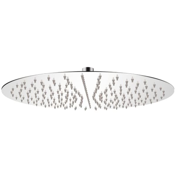 Regnbruser 40 cm rundt | rustfrit stål | loftmonteret