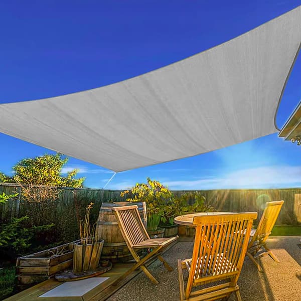 Solsegel vattentätt | 4x4m | polyester | UV-skydd