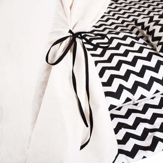 Legetelt Tipi Zebra | 100% bomuld | legetelt med vindue