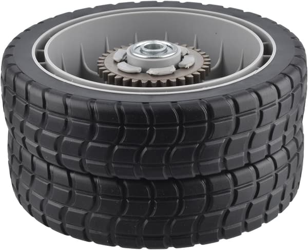 Reservdelshjul 2-pack 20 cm | bakdäck gräsklippare | med kugghjul | 42710-VE2