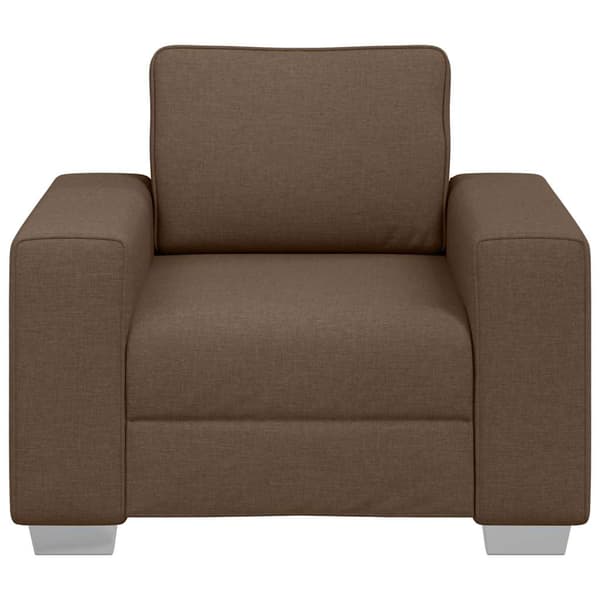 vidaXL 3-delt sofasæt med hynder - Brun, 219x77x82cm, Stof