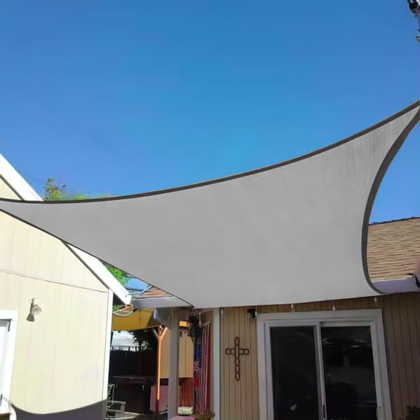Solsegel vattentätt | 4x4m | polyester | UV-skydd