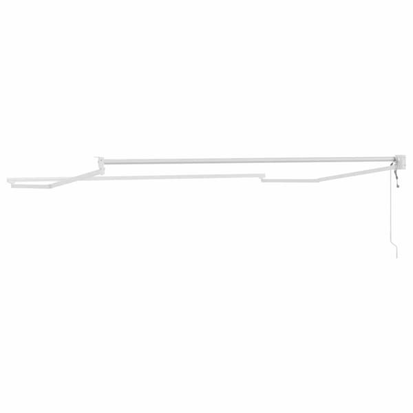 Markise Hvid 3.5 x 2.5 m Metal