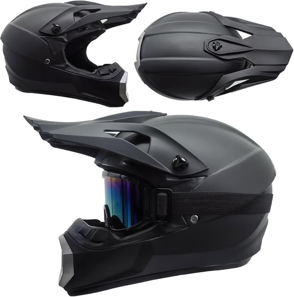 Crosshjelm MTB | sort | fullface | ABS-skal | ECE-godkendt
