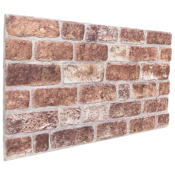 Väggpaneler 10 st | brun | 100x50 cm | EPS | 3D-mönster