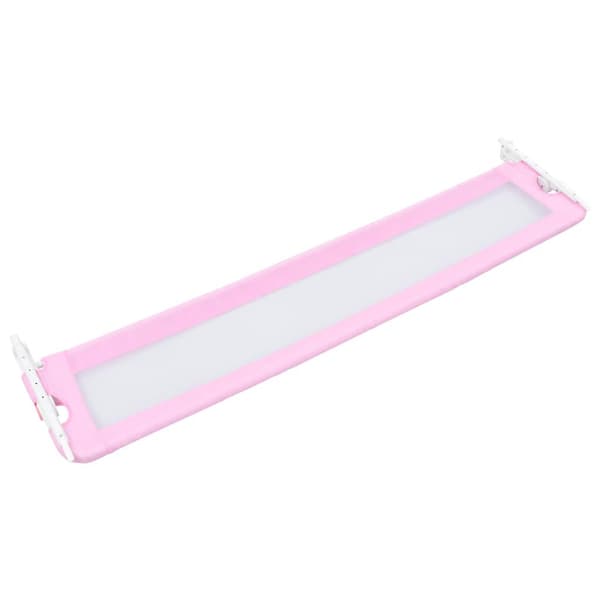 vidaXL Sänggrind för småbarn 180x42 cm Polyester Rosa