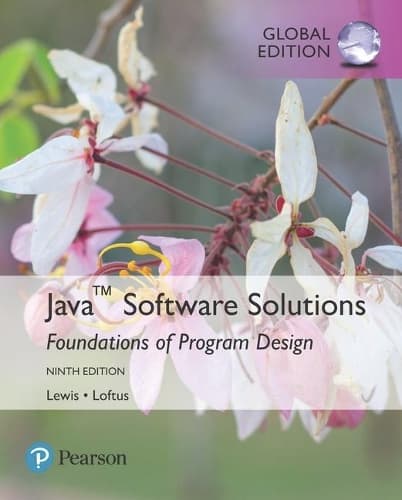 Java Software Solutions Global Edition