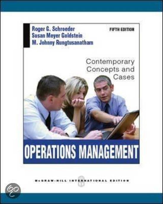 Operations Management: Moderne Koncepter og Cases