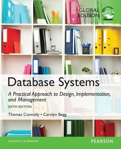 Databasesystemer: En praktisk tilgang til design, implementering og administration, global udgave
