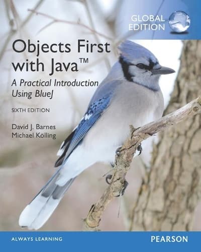 Objekter først med Java: En praktisk introduktion ved hjælp af BlueJ Global Edition