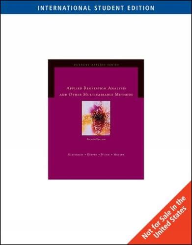 Anvendt regressionsanalyse og multivariable metoder, international udgave