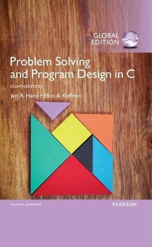 Problemlösning och programdesign i C Global Edition