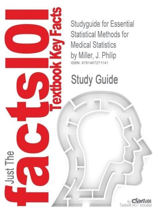 Studieguide til Essential Statistical Methods for Medical Statistics af J. Philip Miller ISBN 9780444537379