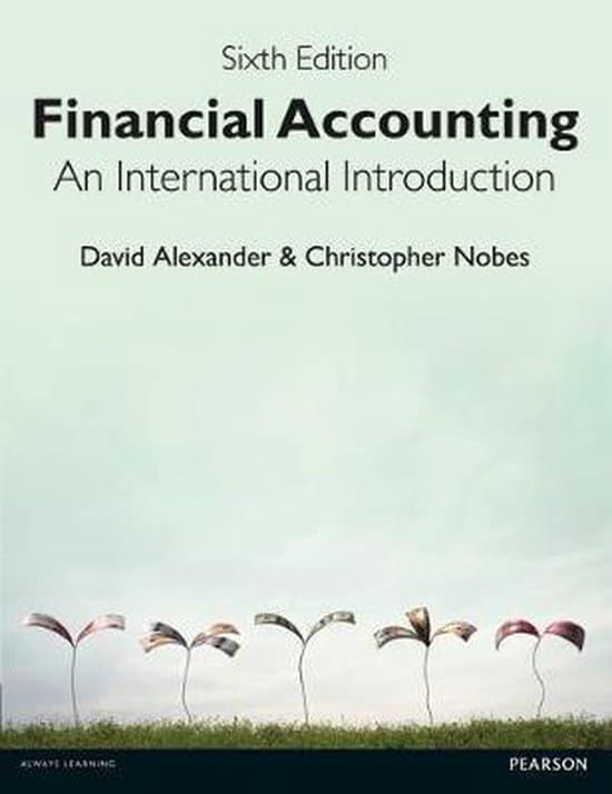 Financial Accounting 6:e upplagan En internationell introduktion