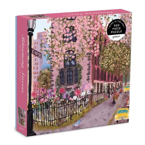 \"Blooming Streets 500 Brikker Puzzle\"