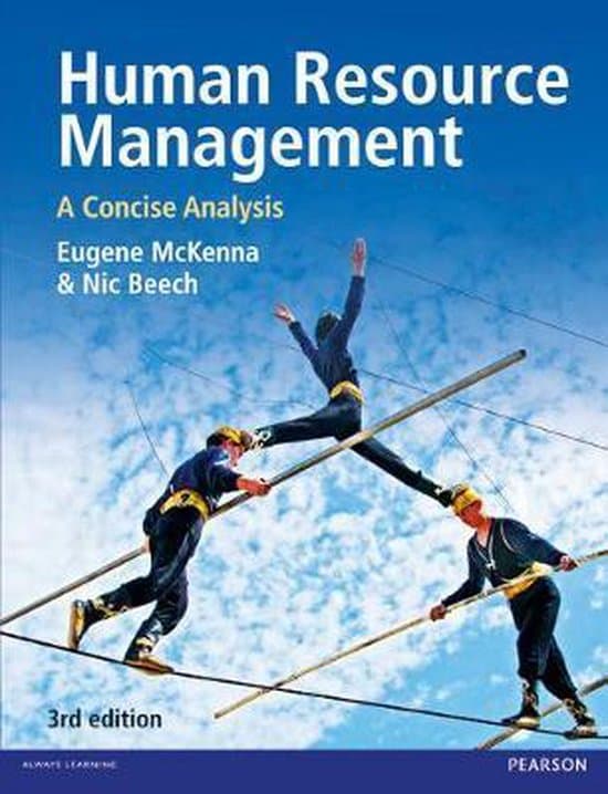 Human Resource Management 3. udgave: En præcis analyse