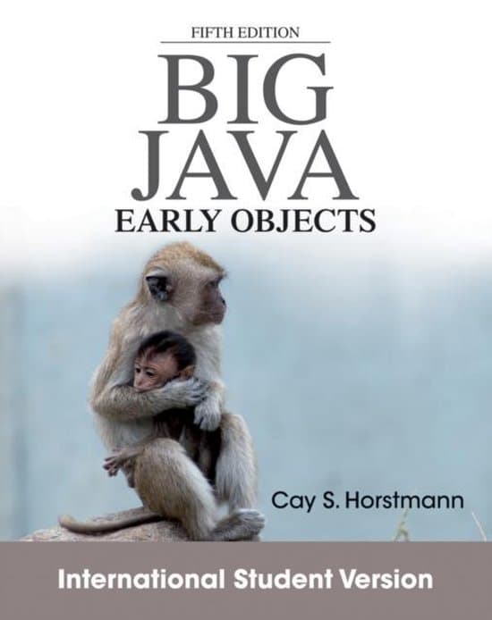 Big Java Tidlige Objekter