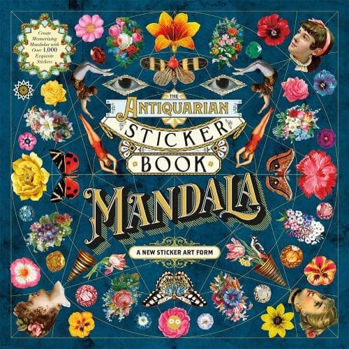 Antikvaarinen tarralehti: Mandala