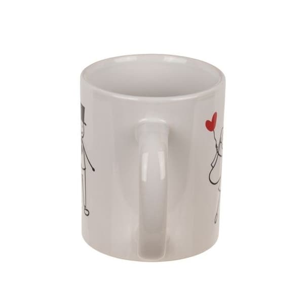 Gift par mugg Original bröllops- och bröllopsdagsmugg