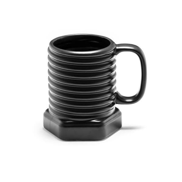 Svart mutterskruvmugg DIY originalmugg