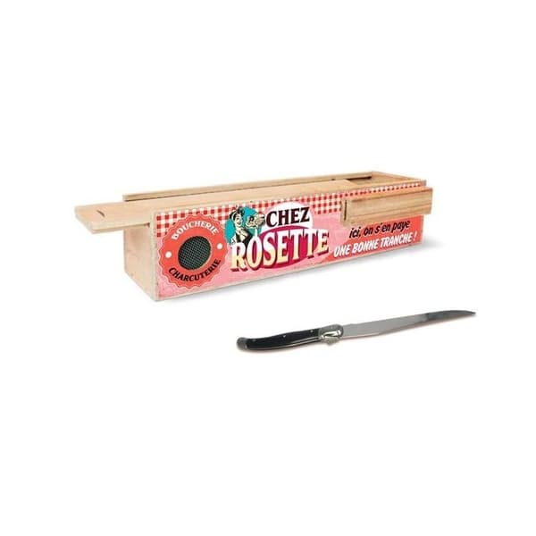 Förvaringslåda för Saucisson med Kniv Hos Rosette