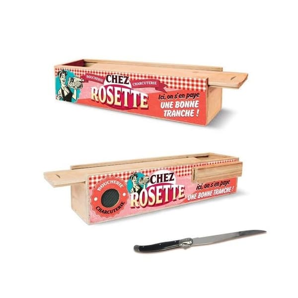 Förvaringslåda för Saucisson med Kniv Hos Rosette