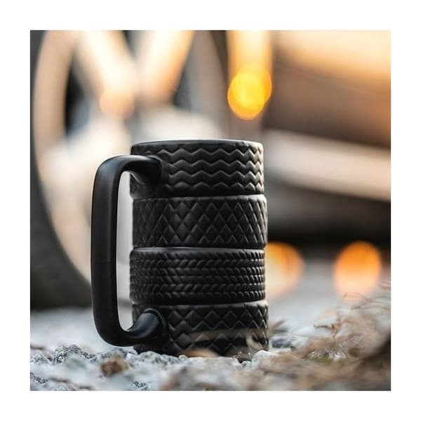 Mugg staplade däck mugg bilhjul
