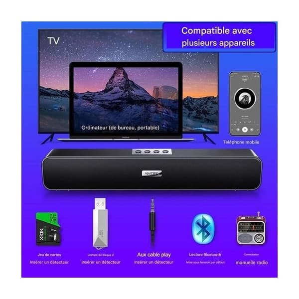 Bluetooth-högtalare Spionkamera Full HD 1080P Wifi nattsyn