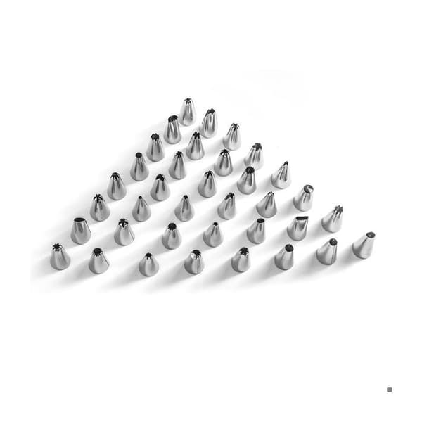 Spritspåse 34 Tips Set dekorationstårtor och bakverk