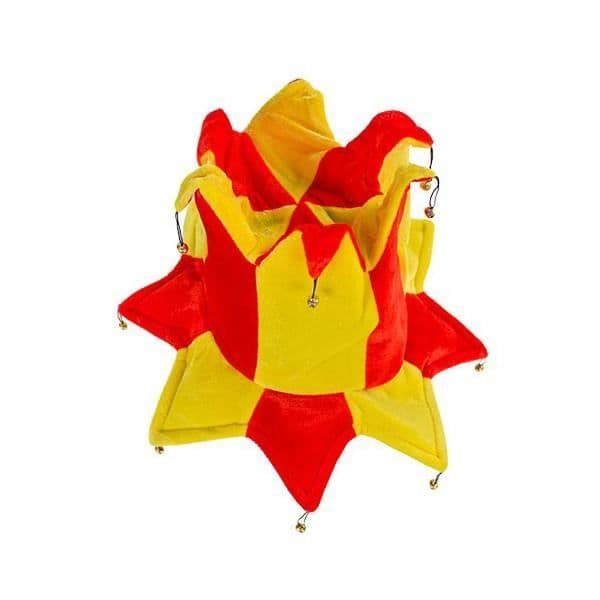 Spanska flaggan Jester Hat - Spanien Supporter kostym