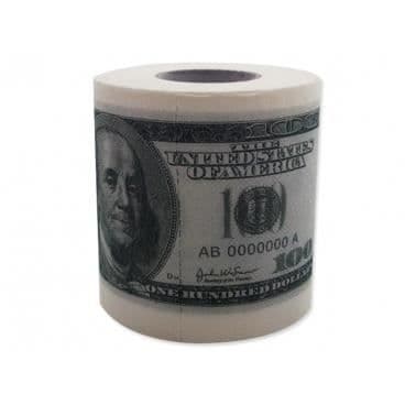 PQ papper tryckt 100 dollar