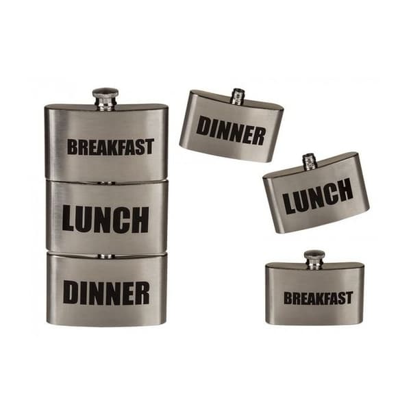 Kolv 3 metallfack frukost lunch middag