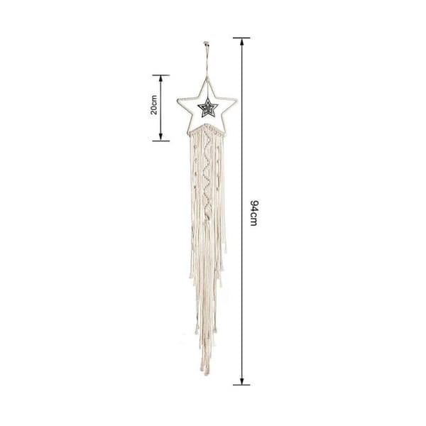 Macrame Star Dream Catcher LED Garland Sensor Drömfångare