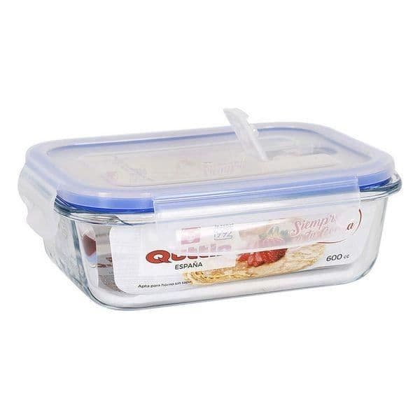 Lunchtbox - Mått - 1500 cc - rektangulär - glas - genomskinlig
