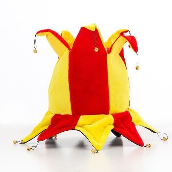 Spanska flaggan Jester Hat - Spanien Supporter kostym