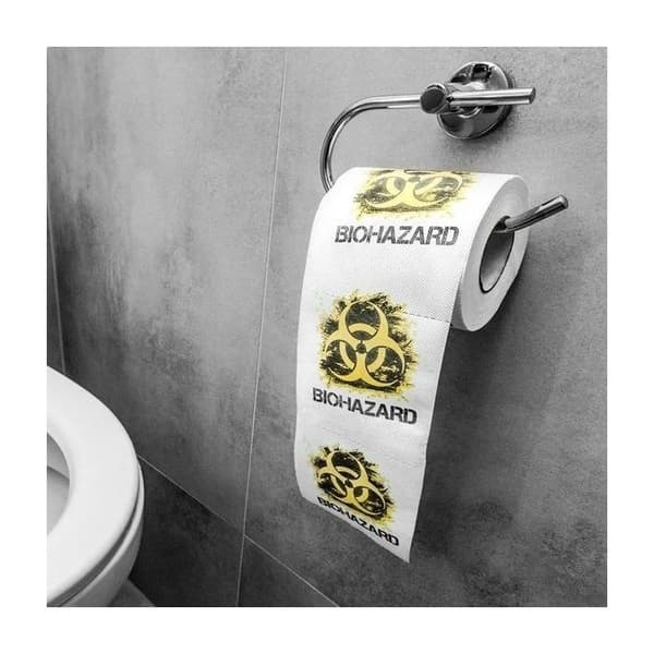 Toalettpappersrulle Biohazard toalettpapper