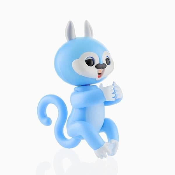 Squirrel figurine - Sensor - Microphone - Speaker - Movement - Sound - Blue