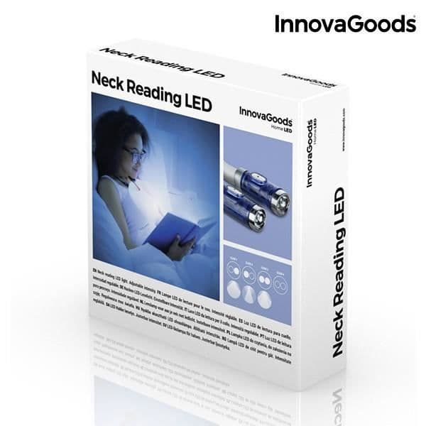 Läslampa - EUROWEB - Flexibelt Modell - 4 LED - Modernt Design - AAA-batterier