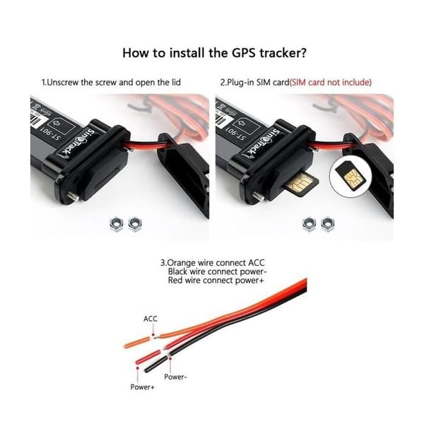 Tracker GPS - EUROWEB - Bilspårning - Geo-stängsel - Larm - Intern batteri