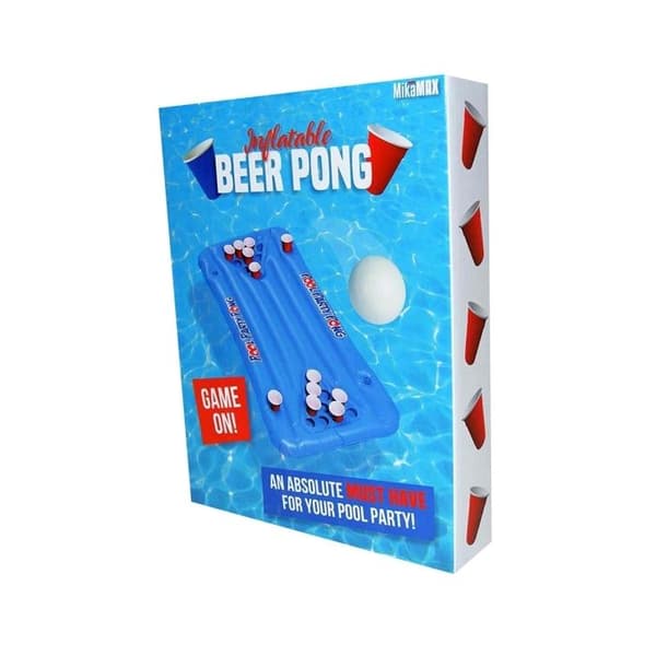 Poolspel Beer Pong - Uppblåsbart spel alkoholpool