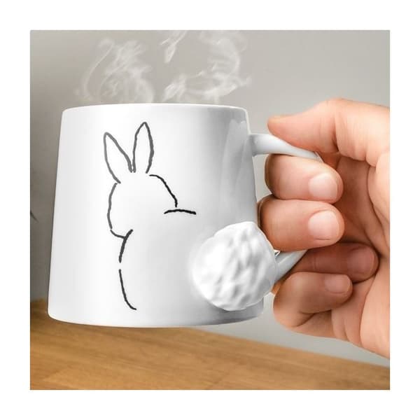 3D Tailed Rabbit Mug Djurmugg
