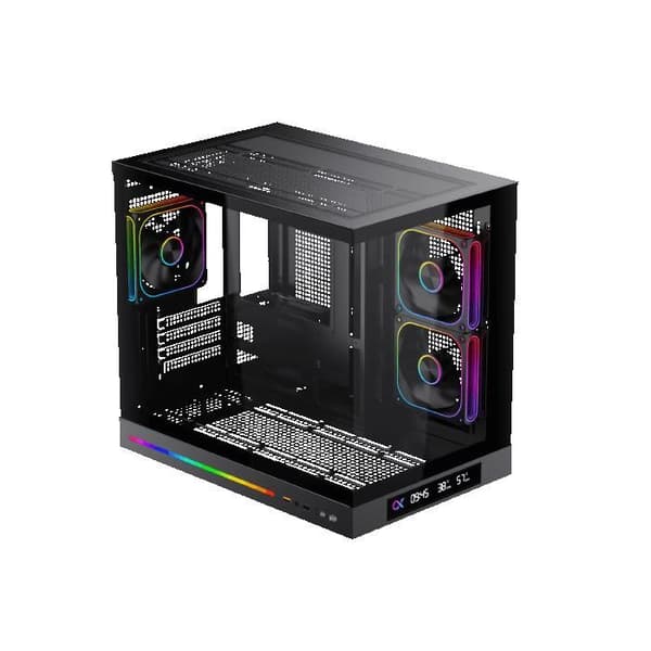 XIGMATEK Cloud M DGT 3AF Arctic Micro-ATX mini-tower LCD ARGB