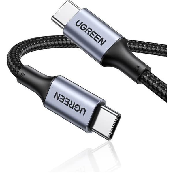 USB-C-kabel - UGREEN - Förstärkt - USB-C till USB-C 100W - 2 m - Svart