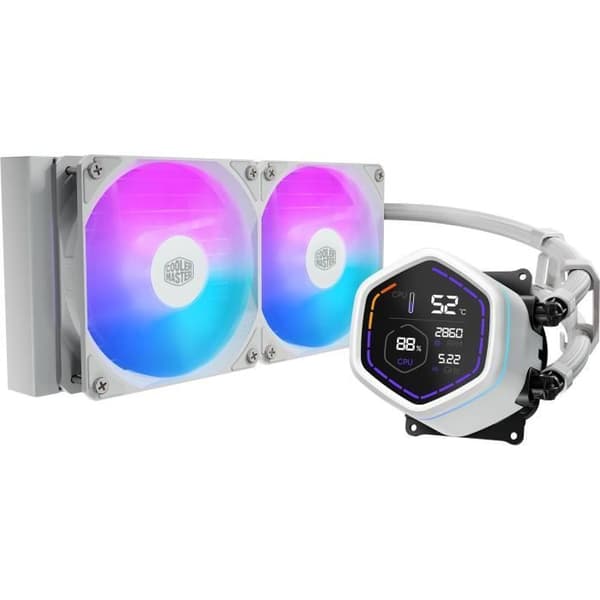 COOLER MASTER MasterLiquid Core Nex Digital 240 AIO-vattenkylning 240mm ARGB