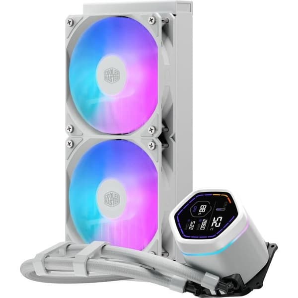 COOLER MASTER MasterLiquid Core Nex Digital 240 vandkøling digitalt display ARGB