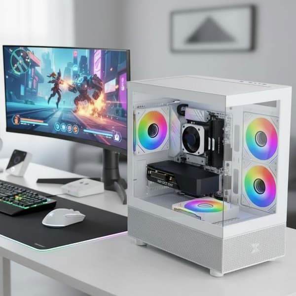 DSGATE M9 speldator Ryzen 5 5600X Intel Arc B580 12GB
