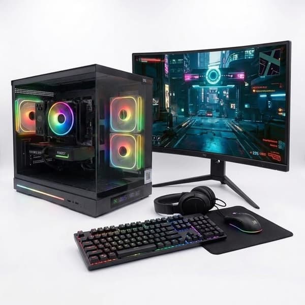 DSGATE M5-IV DGT Black gaming-PC Intel Core i3-13100F RTX 3050 6GB