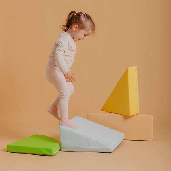 Pehmeä leikkipalikkasetti Kubo Blocks LUMO vihreä