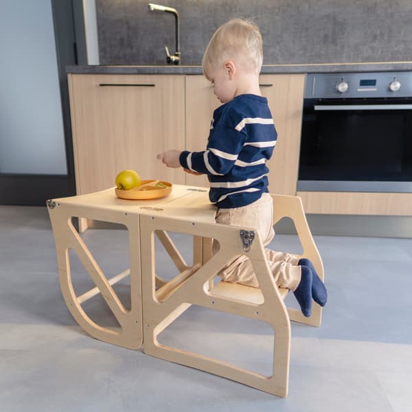 Muuntuva Kitchen Tower Securestep- ja syöttötuolin lisäsetti, luonnonvärinen